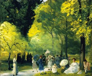 Little May Day Procession — William James Glackens
