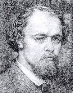 Selbstporträt — Dante Gabriel Rossetti