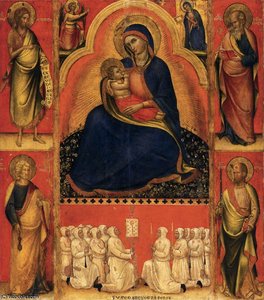 Virgin Of Humility With Saints — Giambologna