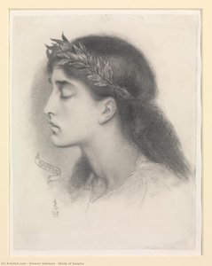 Study Of Sappho — Simeon Solomon