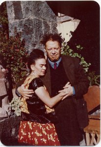 Portrait Von Frida Kahlo Und Diego Rivera In Coyoacán, Mexiko — Florence Arquin