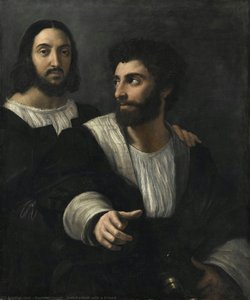 Self-portrait With A Friend — Raphael Coxcie