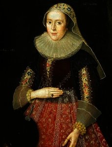 Mary Hawtrey, Lady Wolley — Marcus The Younger Gheeraerts