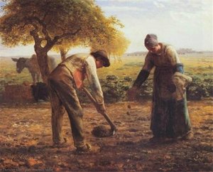 The Potato Growers — Jean-françois Millet