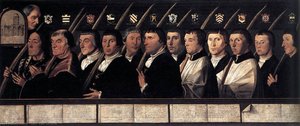 12 Members Of The Haarlem Brotherhood Of Jerusalem Pilgrims — Jan Van Scorel