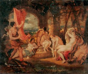 Diana And Actaeon (after Titian) — Joseph Clover