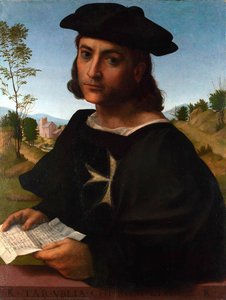 Portrait Of A Knight Of Rhodes — Franciabigio