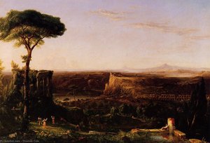 Composizione Di Una Scena Italiana — Thomas Cole