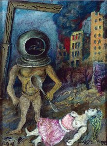 Surrealistic Composition — David Davidovich Burliuk