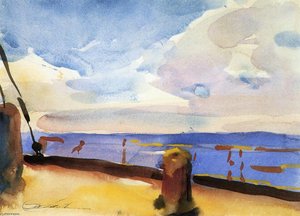 On Board The S. S. Alesia — Charles Webster Hawthorne