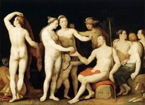 The Judgment Of Paris — Cornelis Van Haarlem