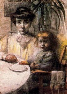 Mother And Child — Umberto Boccioni