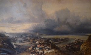La Ville And Le Port De Dieppe (the Town And Port Of Dieppe) — Louis Gabriel Eugène Isabey