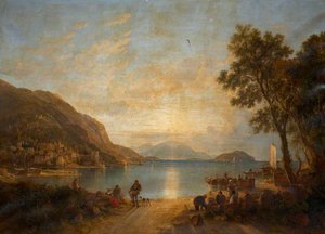 On An Italian Lake (garda ) — Sir Augustus Wall Callcott