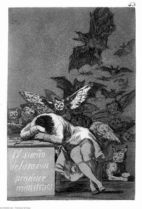 Il Sonno Della Ragione Produce Mostri — Francisco José De Goya Y Lucientes