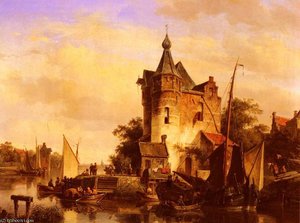 Along The Canal — Cornelius Springer