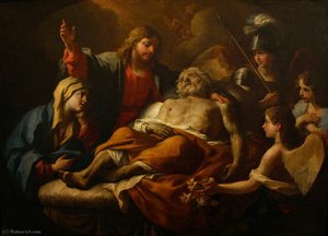 Death Of St Joseph — Paolo Di Matteis