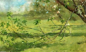 Apple Blossoms — Theodore Robinson