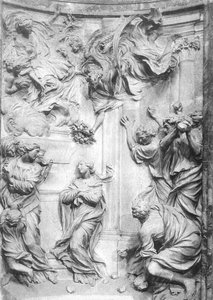 Stoning Of St Emerenziana — Ercole Ferrata