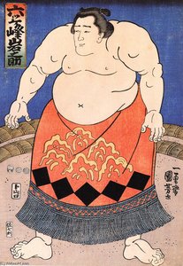 The Sumo Wrestler — Utagawa Kuniyoshi
