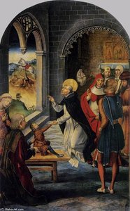 St Dominic Resurrects A Boy — Pedro Berruguete