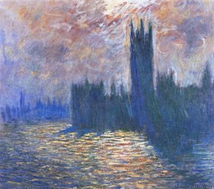 Parliament, Reflections On The Thames — Claude Monet