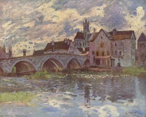 Pont De Moret Sur Loing — Alfred Sisley