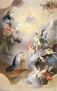 Annunciation (study) — Franz Anton Maulbertsch