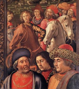 Adoration Des Mages (détail) — Domenico Ghirlandaio