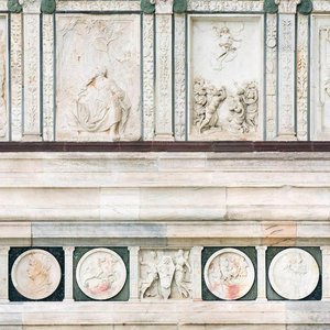 Façade Of The Church (detail) — Giovanni Antonio Amadeo
