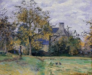Piette's Home On Montfoucault — Camille Pissarro
