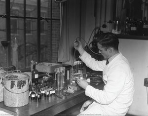 Preparing The Measles Serum — The National Archives Of The Netherlands