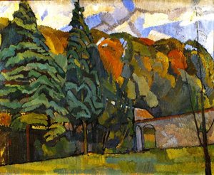Landscape At Asheham — Roger Fry