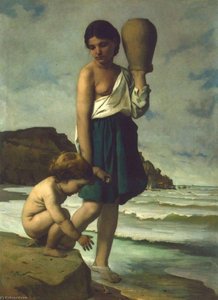 Kinder Am Strande — Anselm Feuerbach