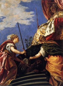 Venetia Between Justitia And Pax — Paolo Veronese