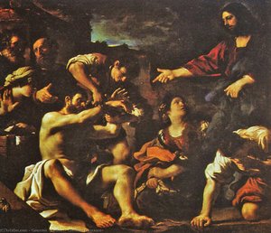 The Raising Of Lazarus — Guercino