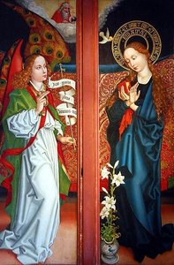 The Annunciation 1 — Martin Schongauer