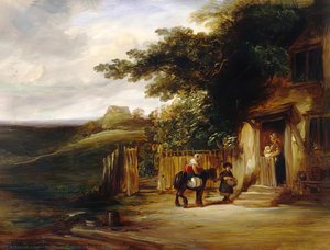 The Cottage Door — William Collins