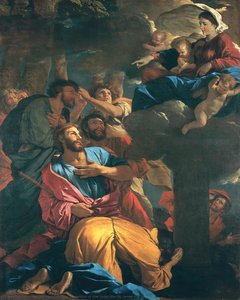 La Aparición De La Virgen A San Santiago El Grande — Nicolás Poussin