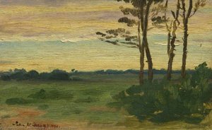 Landscape With Trees — John Mitchell