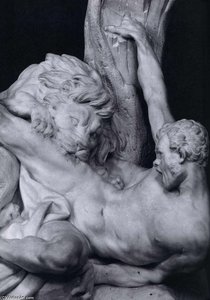 Milo Of Croton (detail) — Étienne Maurice Falconet