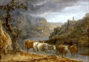 Landscape With Cattle — Benjamin Barker Ii