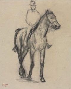 Cheval Et Cavalier — Hilaire-germain-edgar Degas