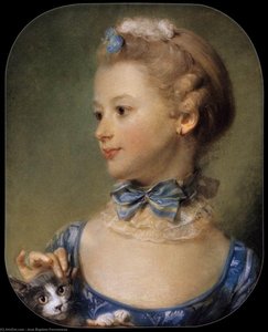 Madmoiselle Huquier — Jean Baptiste Perronneau