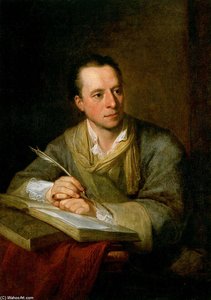 Portrait Of Johann Joachim Winckelmann — Angelica Kauffmann (maria Anna Angelika)