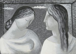 Two Women. Conversation — Mikuláš Galanda