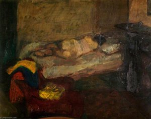 Interior With Nude — Ruskin Spear