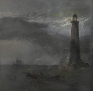 Backdrop For 'the Lighthouse' Play — Clarkson Frederick Stanfield