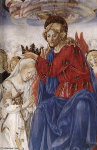 The Coronation Of The Virgin (detail) — Francesco Di Giorgio Martini