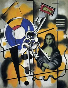 La Mona Lisa Con Llaves — Fernand Léger